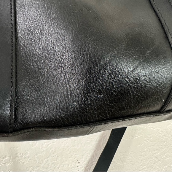 Madewell The Glasgow Satchel Black Leather Bag - Picture 9 of 16